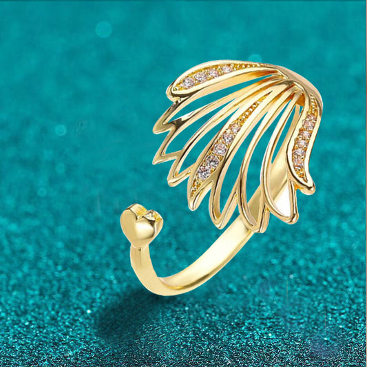 Unisex Heart Ring Adjustable Alloy Cartoon Ring With Cross Chain Design For Children Jewelry Charming Keepsake