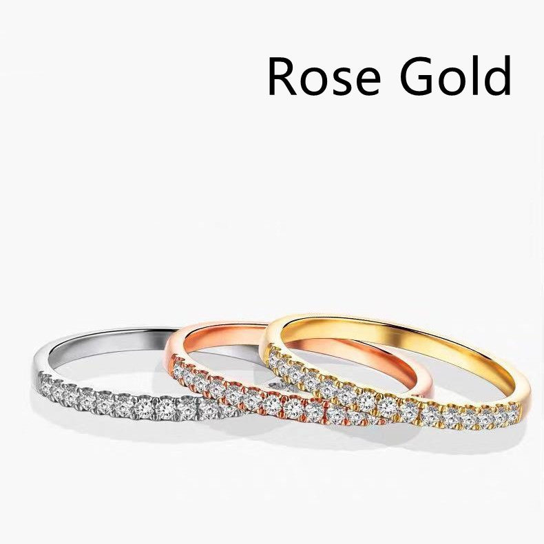 Geometric Copper Ring Set Elegant Simple Rings For Her