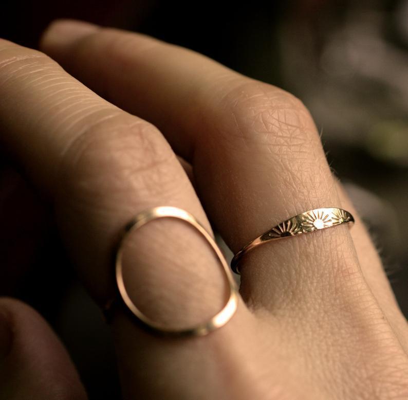 Womens Statement Ring Alloy Fashion Jewelry European American Style Gold Finish For Special Occasions Ring Now