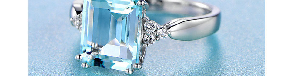 Emerald Zircon Ring Copper Gold Plated Geometric Design Elegant Womens Jewelry Gift For Special Occasion Today