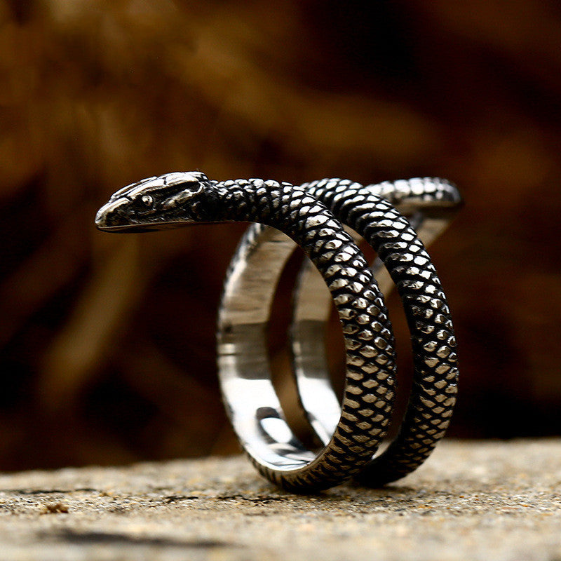 New Stainless Steel Snake Ring Bracelet