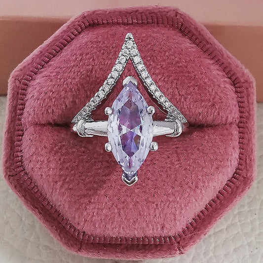 Copper Ring Silver Tone With Round And Oval Elements Fashion Jewelry Simple Elegant Ring For Everyday Wear It