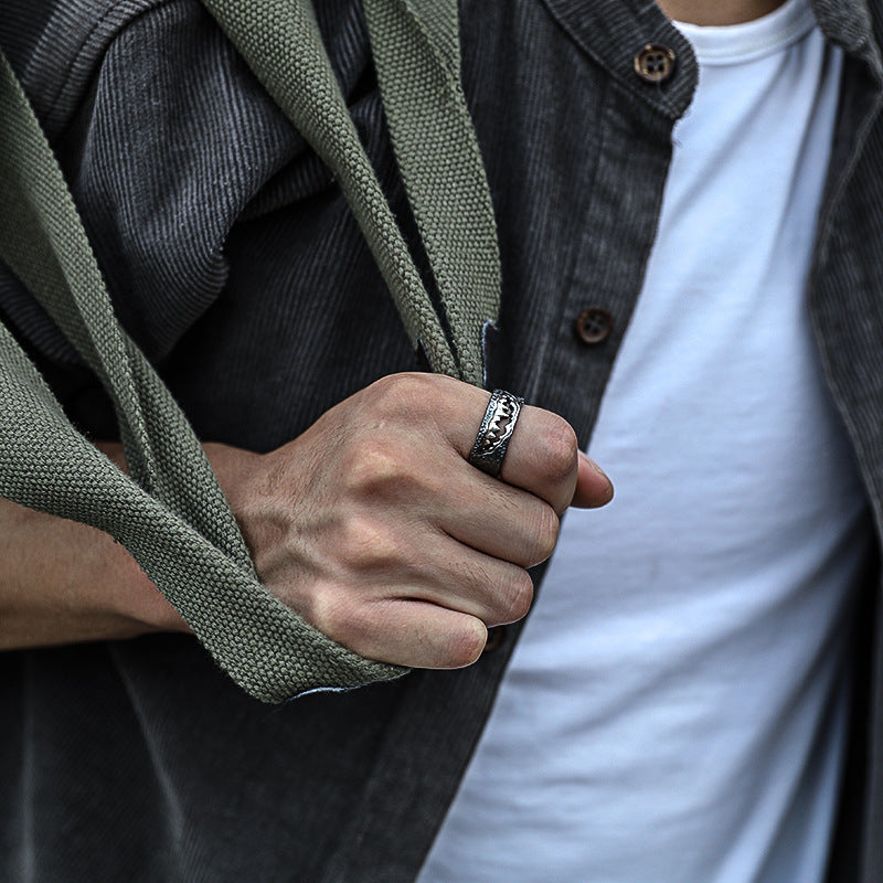 Unisex Copper Ring Adjustable Zodiac Animal Vintage Retro Style Handmade Classic Accessory For Men And Women Now