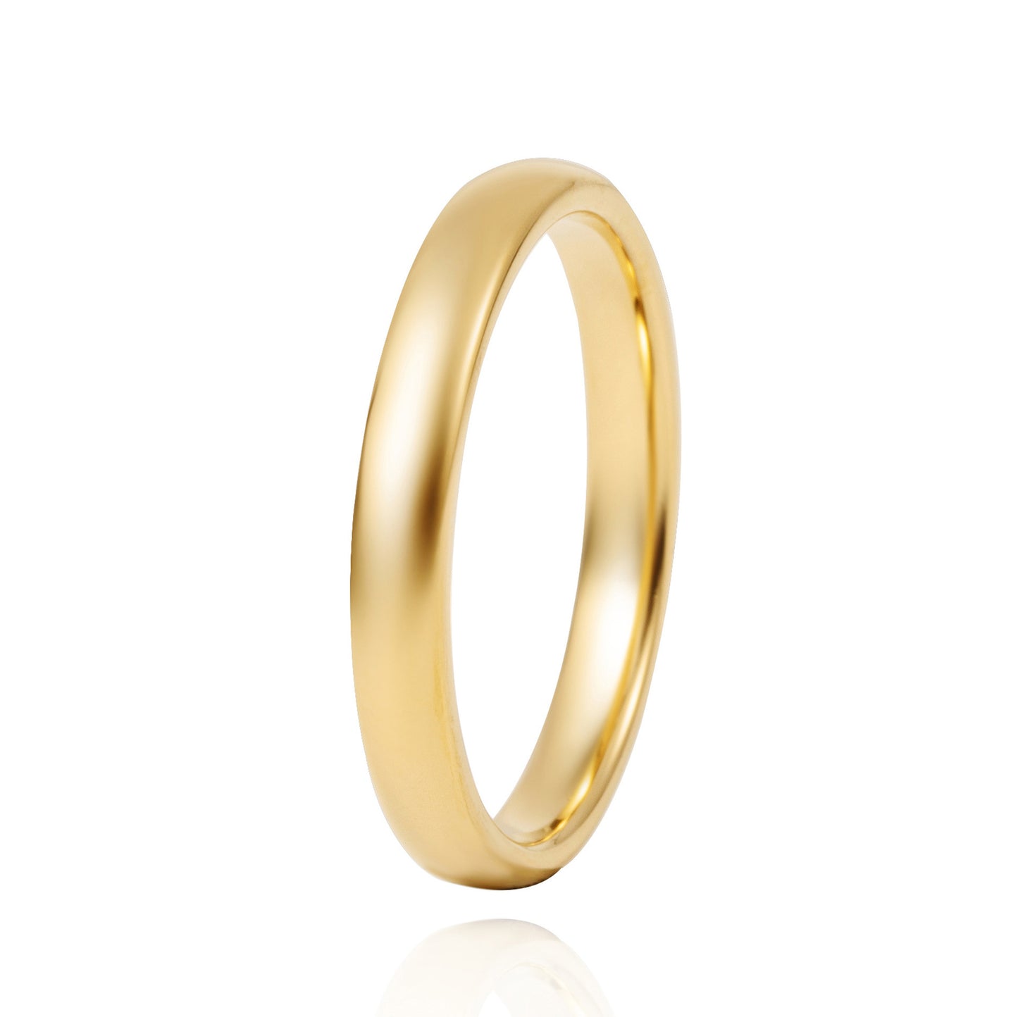 Women Tungsten Gold Geometric Ring Inner Outer Ball Designs Jewelry Electroplated Gift Idea Elegant Accessories