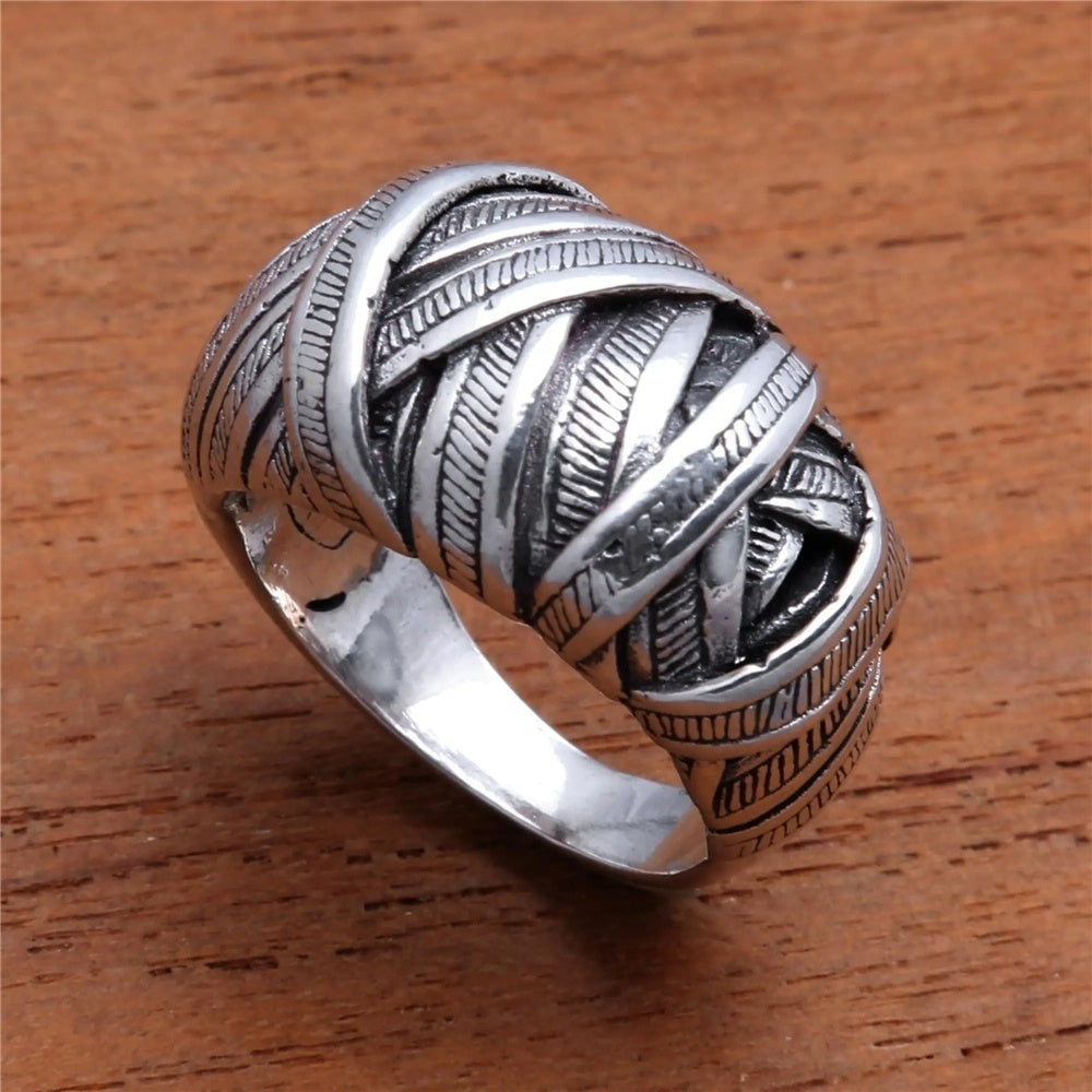 Women Alloy Finger Ring Electroplated Retro Fashion Jewelry