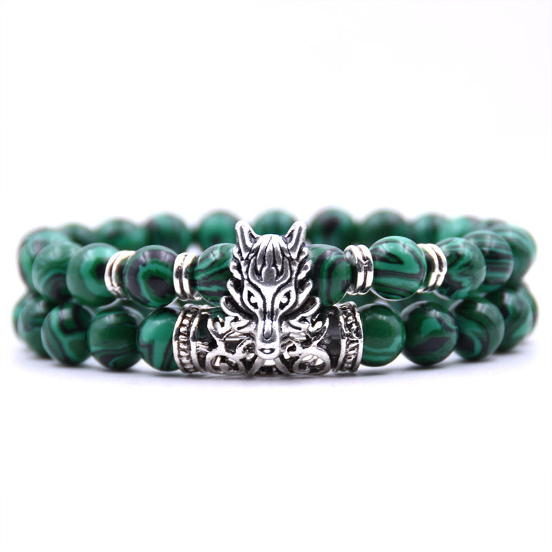 Unisex Lava Stone Copper Beaded Bracelet Set Anti Fatigue Travel Souvenir Gift For Colleagues For All Staff Now