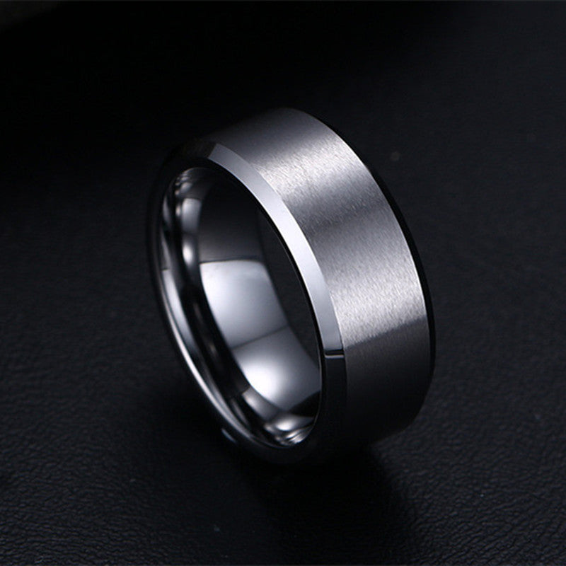 Geometric Glossy Alloy Ring Electroplated Metal Band for Travel Unisex Fashion Jewelry Minimalist Design Everyday Wear