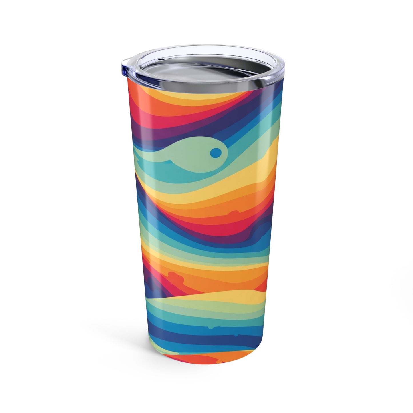 20oz Stainless Steel Tumbler With Double Wall Vacuum Insulation Keeps Drink Hot Or Cold Dishwasher Safe Travel Mug