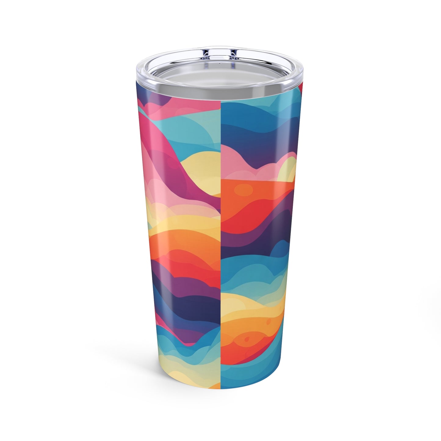 Printed 20oz Stainless Steel Tumbler With Double Wall Vacuum Insulation For Hot And Cold Drinks Spill Resistant Mug
