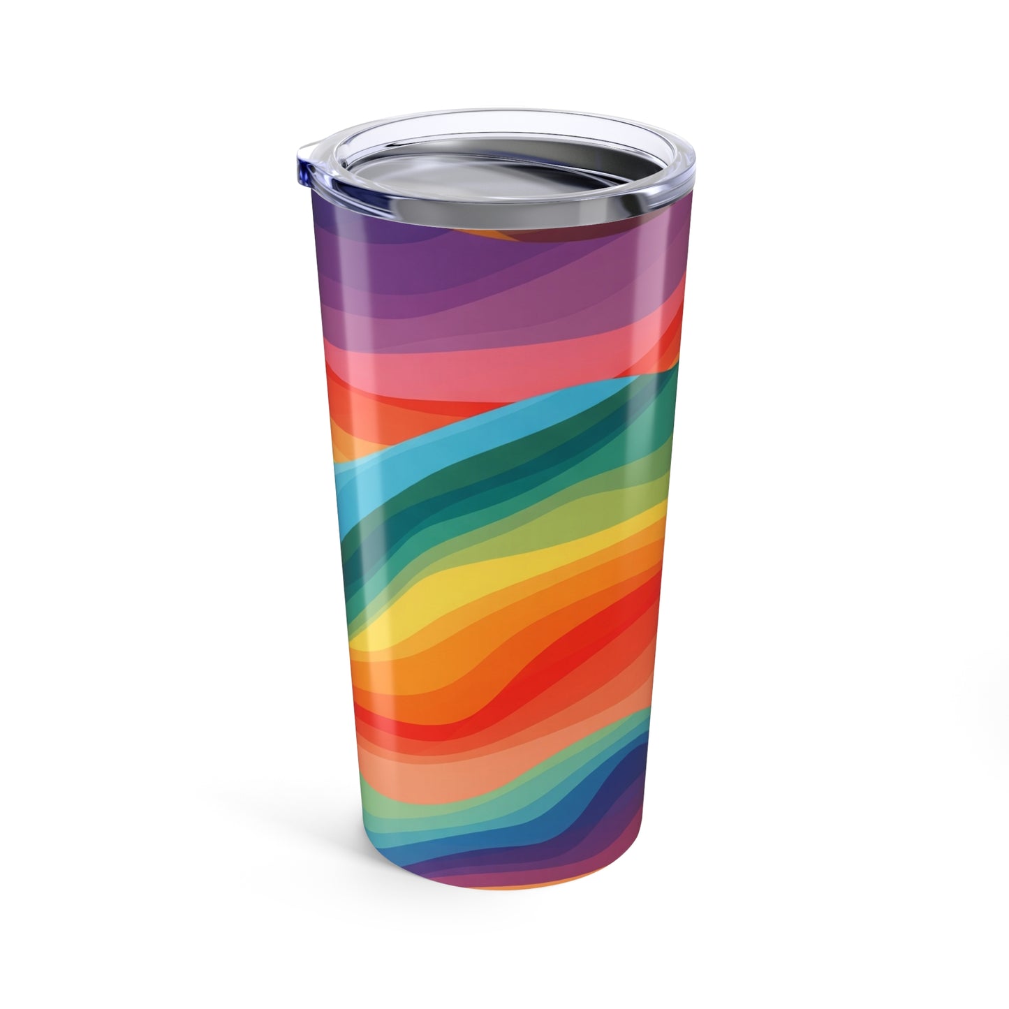 20 Ounce Stainless Steel Tumbler With Double Wall Vacuum Insulation Travel Mug Durable Thermal Printed Drinkware