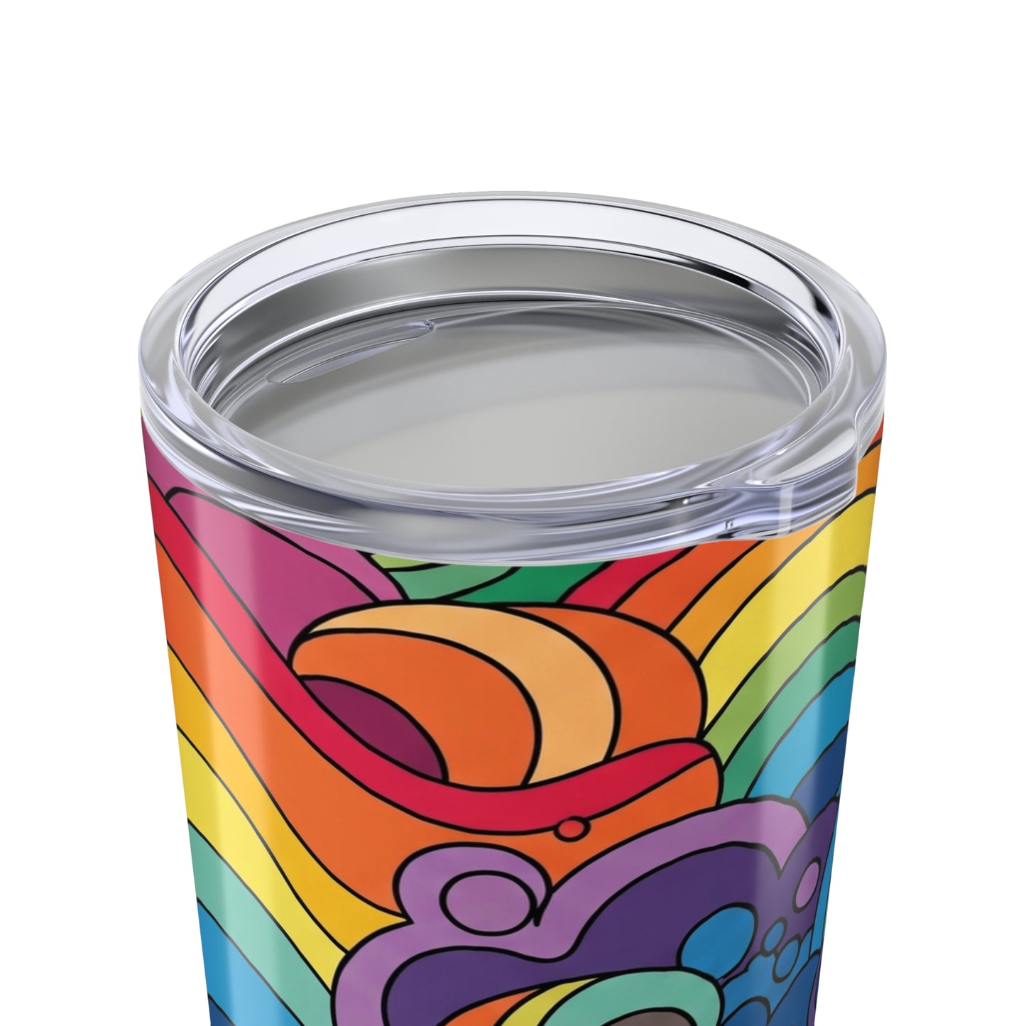 20 Oz Stainless Steel Double Wall Vacuum Insulated Leak Proof Travel Mug With Lid Durable Printed For Hot And Cold