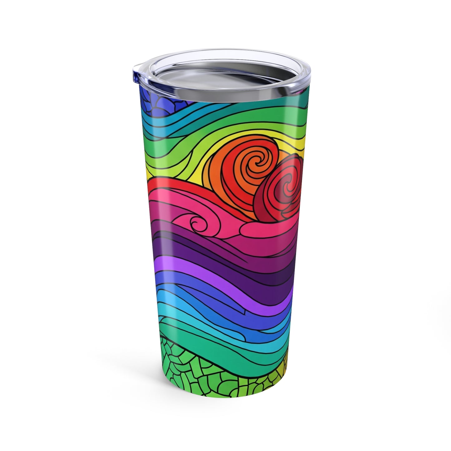 20oz Stainless Steel Tumbler With Double Wall Vacuum Insulation Leak Proof Durable Everyday Beverage Container
