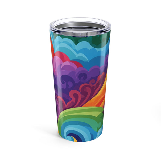 20oz Stainless Steel Drink Container Vacuum Insulation Spill Resistant Dishwasher Safe Printed Graphics Hot And