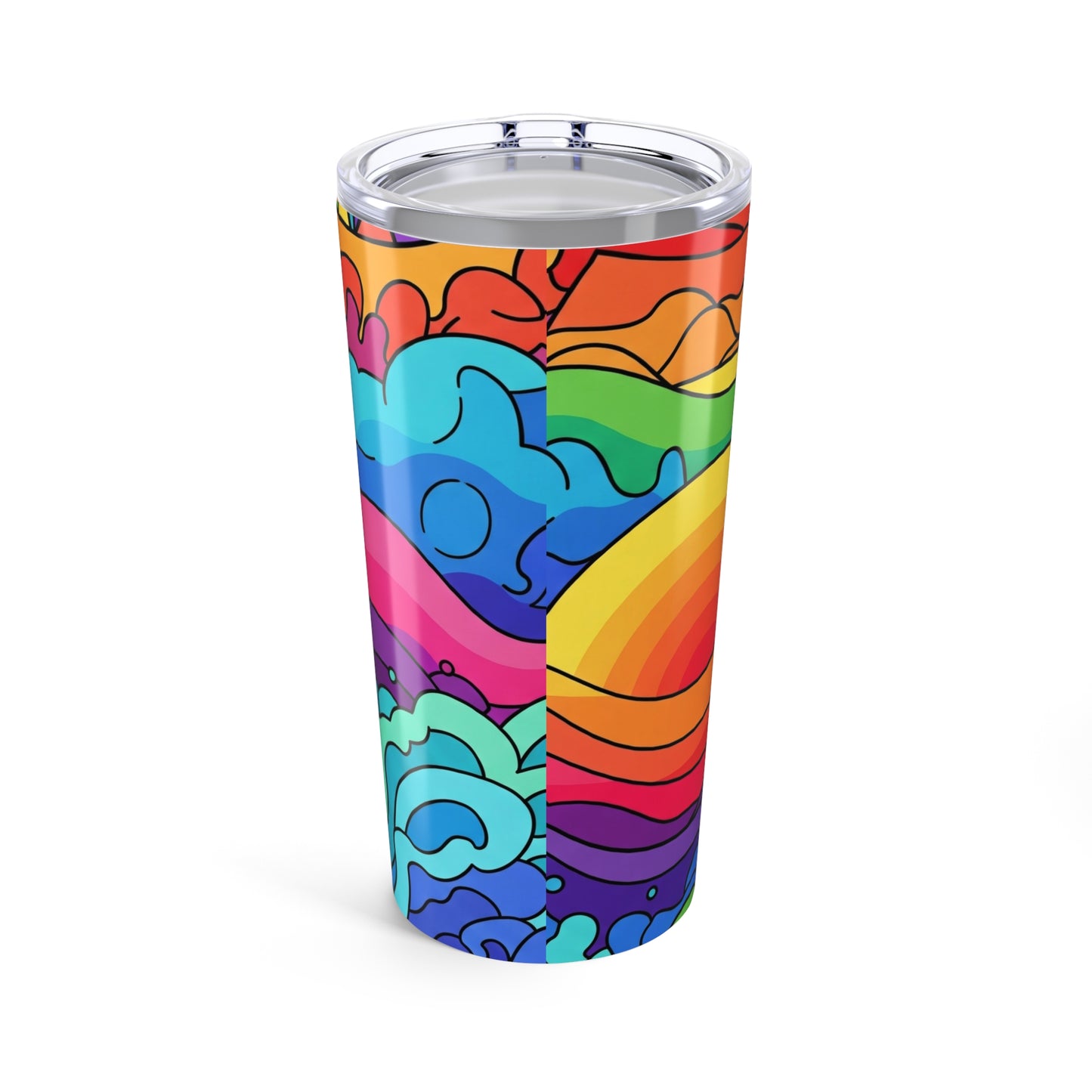 20oz Stainless Steel Tumbler With Double Wall Insulation Spill Resistant Durable For Hot And Cold Drinks