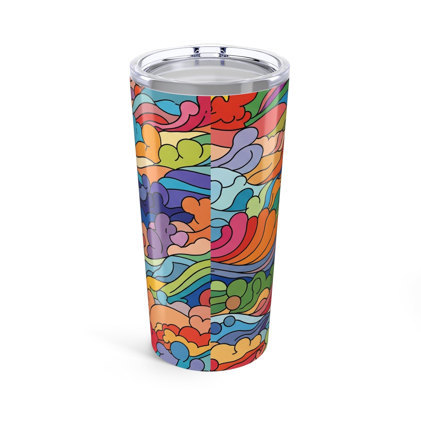20oz Stainless Steel Tumbler Printed Art Double Wall Vacuum Insulated Spill Resistant Travel Cup For Hot Or Cold