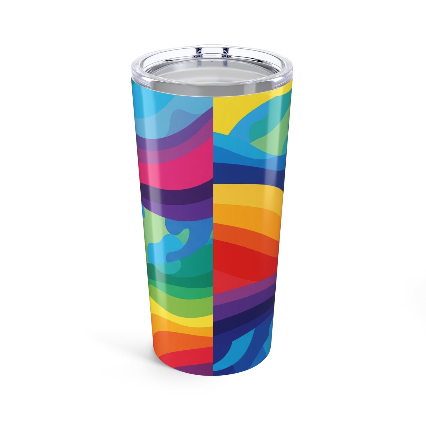 20oz Stainless Steel Travel Mug With Vibrant Printed Design Double Wall Vacuum Insulation Spill Proof Dishwasher