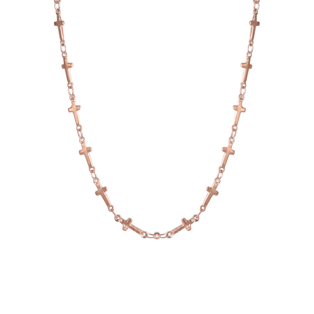 Stainless Steel Cross Necklace Geometric Pendant For Men And Women Fashion Jewelry Gift For Everyday Wear Gift