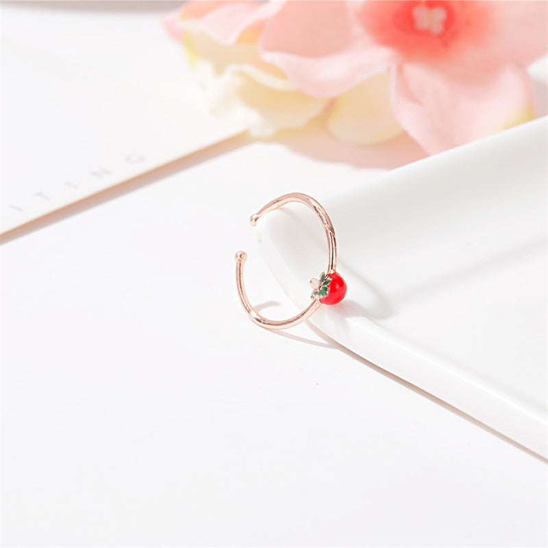 Copper Knuckle Ring for Women Electroplated Fashion Jewelry