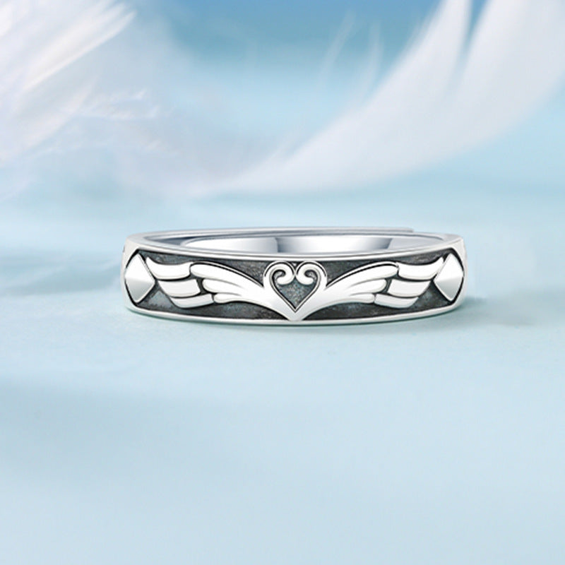 Couple Rings Adjustable Geometric For Women And Men Electroplated Matching Copper Promise Rings Size Adjustable