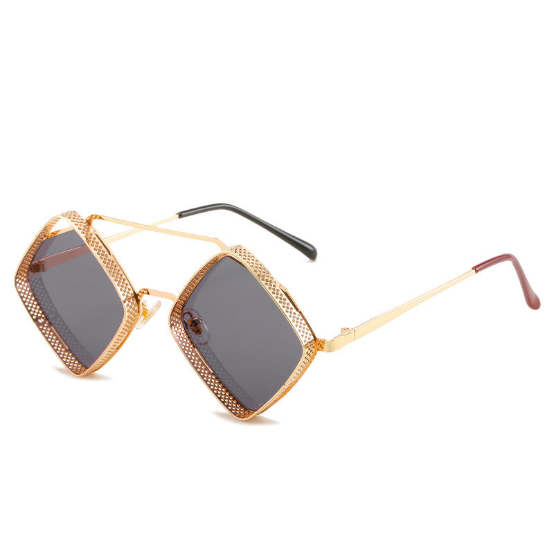 Metal Frame Sunglasses UV400 Eye Protection For Men Women