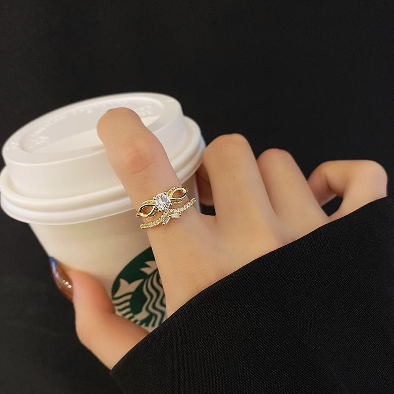 Bow Ring Adjustable Gold Plated Alloy Statement Jewelry For Women Elegant Unique Design Durable Quality Styles