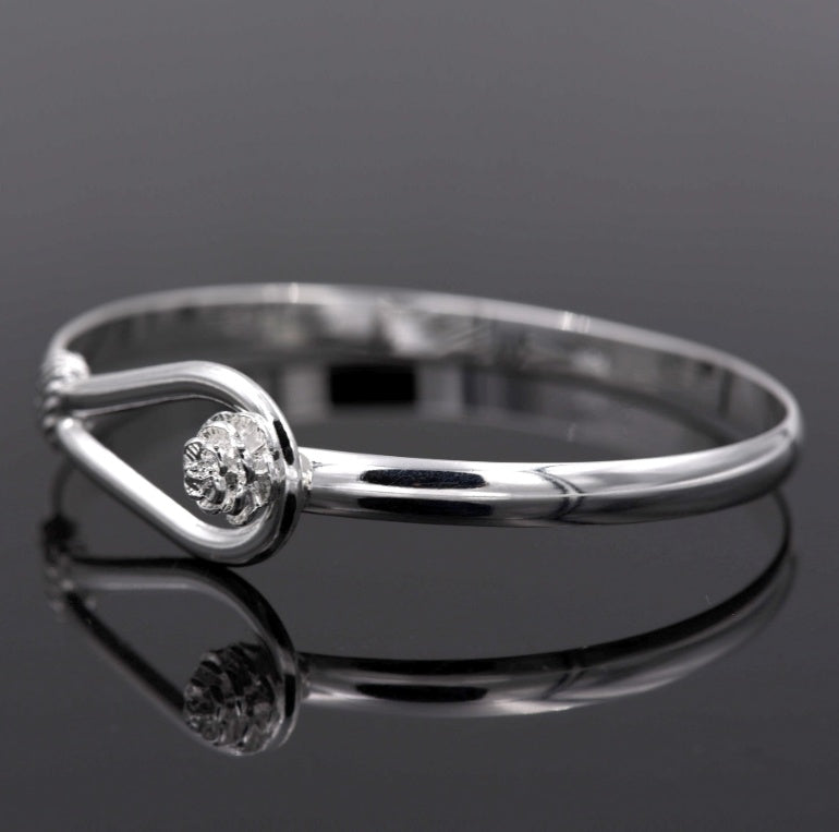 Silver Plated Cherry Blossom Bracelet For Women Jewelry