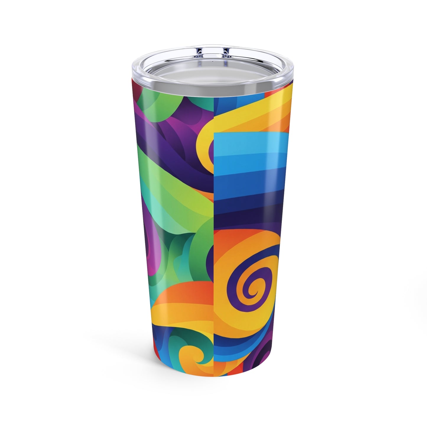 20oz Stainless Steel Tumbler With Vibrant Printed Design Double Wall Vacuum Insulated Spill Resistant Hot Or Cold