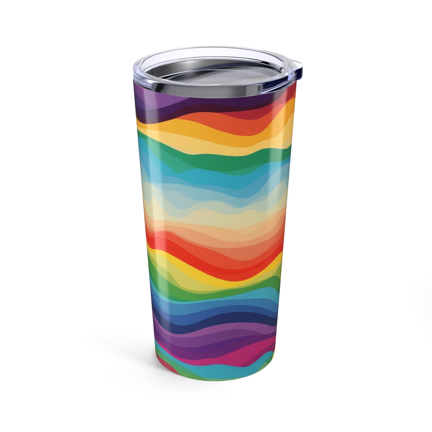 20Oz Stainless Steel Vacuum Insulated Tumbler Printed Travel Mug Double Wall Keeps Beverages Hot Or Cold Lid