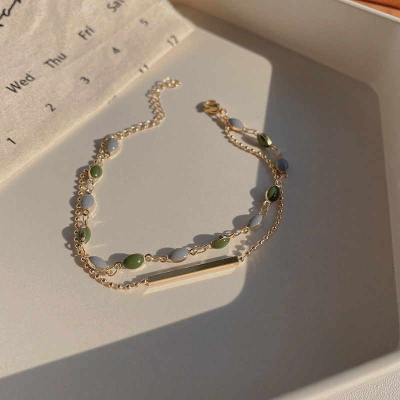 Women Titanium Steel Bracelet Electroplated Fashion Jewelry Beautiful Design Ladies Bangle Gift For Her Shines