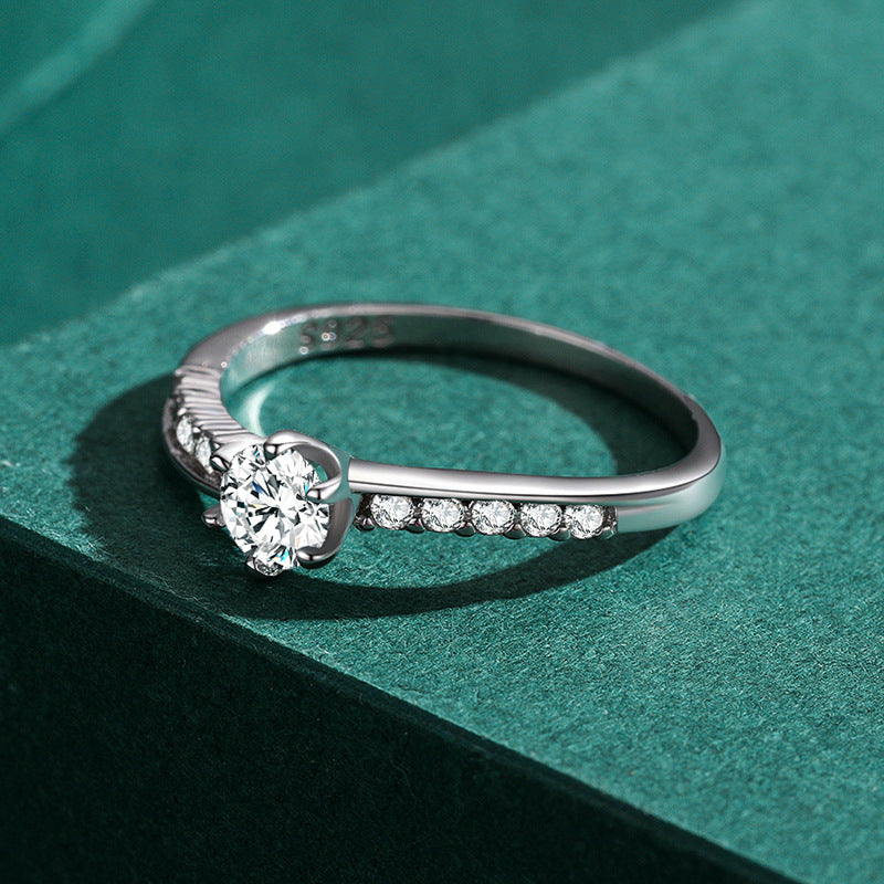 Women 925 Sterling Silver Ring With Gold Plated Gemstones And Semi Precious Stones Inlaid For Everyday Wear Gorgeous