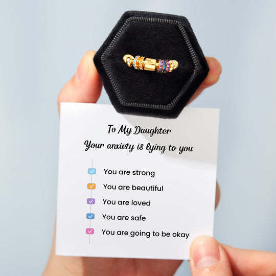 Copper Zircon Rotatable Ring With Geometric Design Electroplated Finish For Women Sizes 6 7 8 9 10 With Zircon Gems