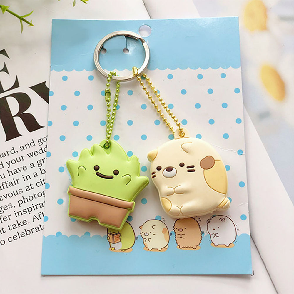 Animal Keychain Silicone Key Cover Unisex Accessory For Easy Key Finding Perfect Keyring And Decoration Anime