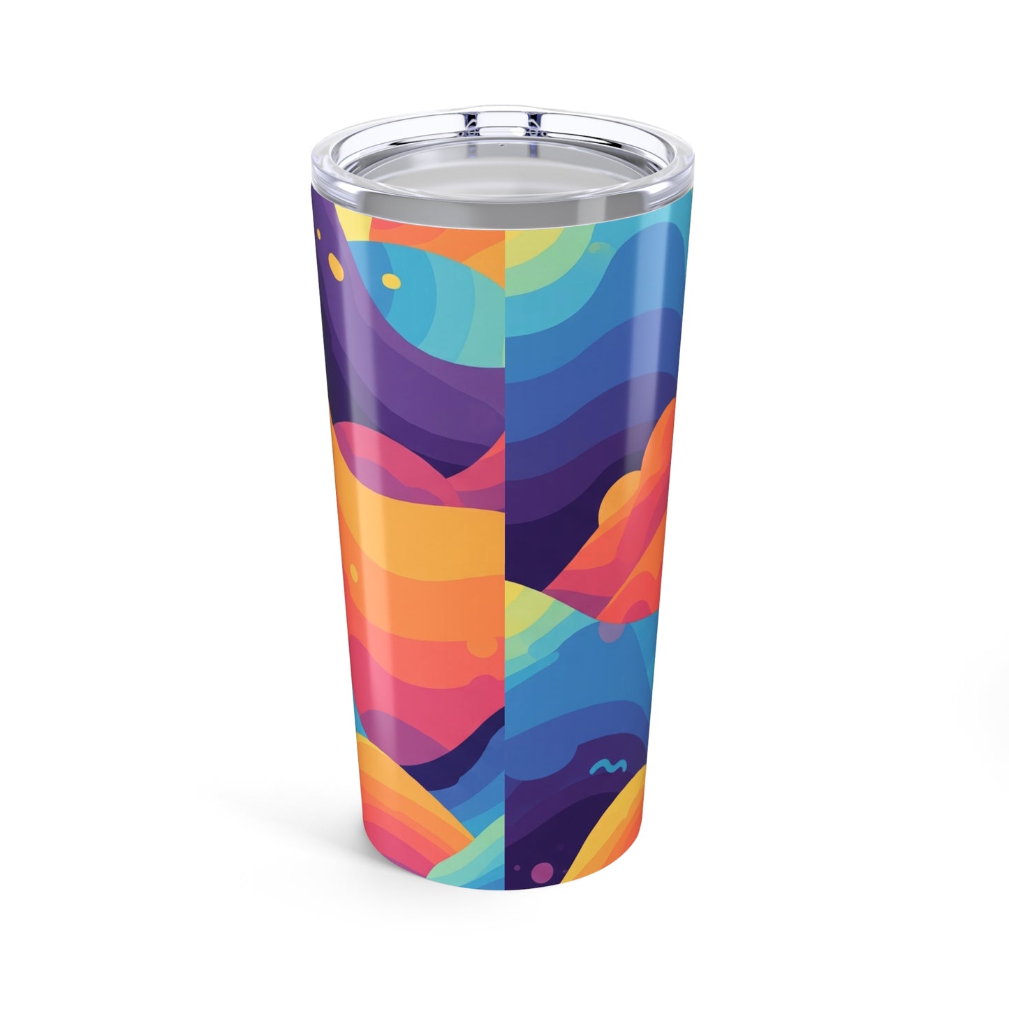 20oz Stainless Steel Tumbler With Double Wall Vacuum Insulation Leak Proof Travel Mug Durable Printed Coffee Cup