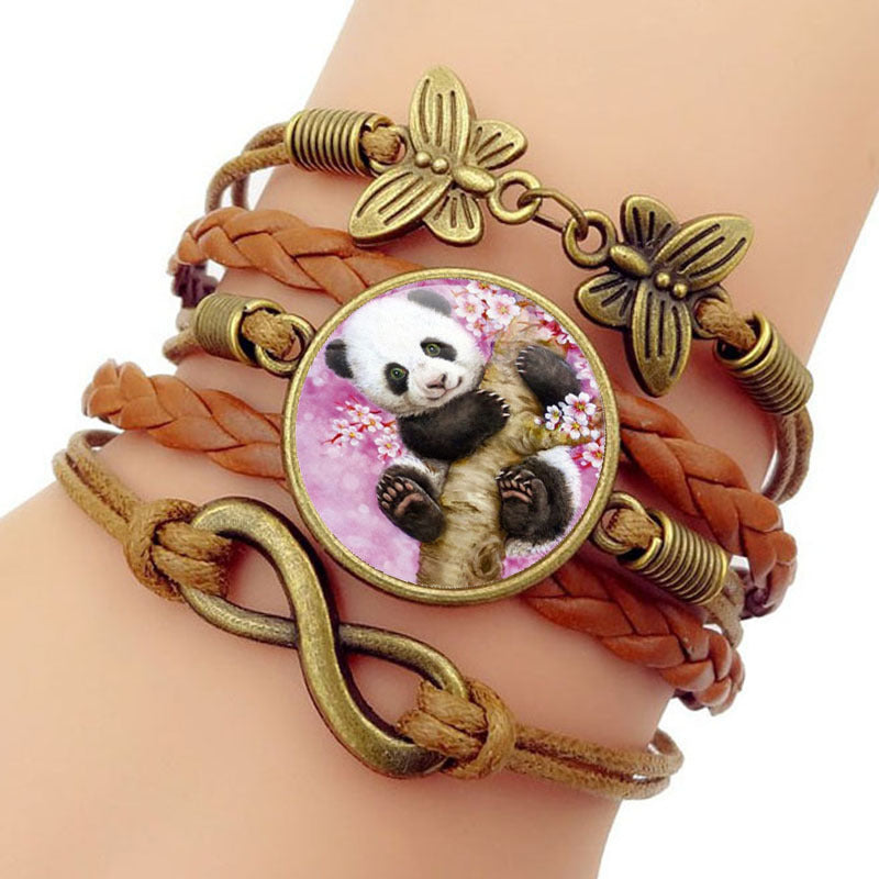 Womens Butterfly Gem Inlay Bracelet Alloy Hand Strap European Style Jewelry For Girls Elegant Accessory Chicly