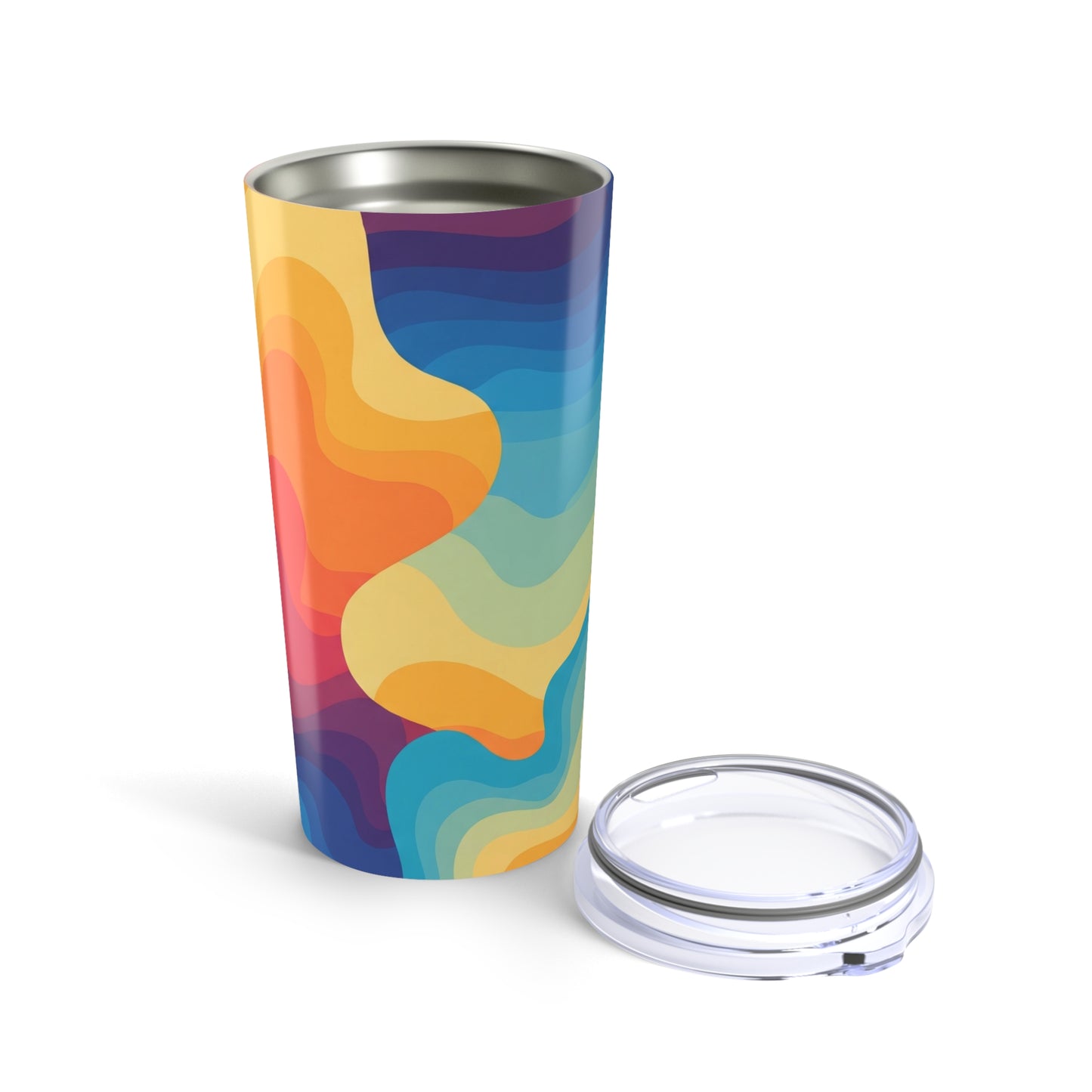 20Oz Stainless Steel Travel Mug With Double Wall Vacuum Insulation Keeps Drinks Hot Or Cold And Spill Resistant