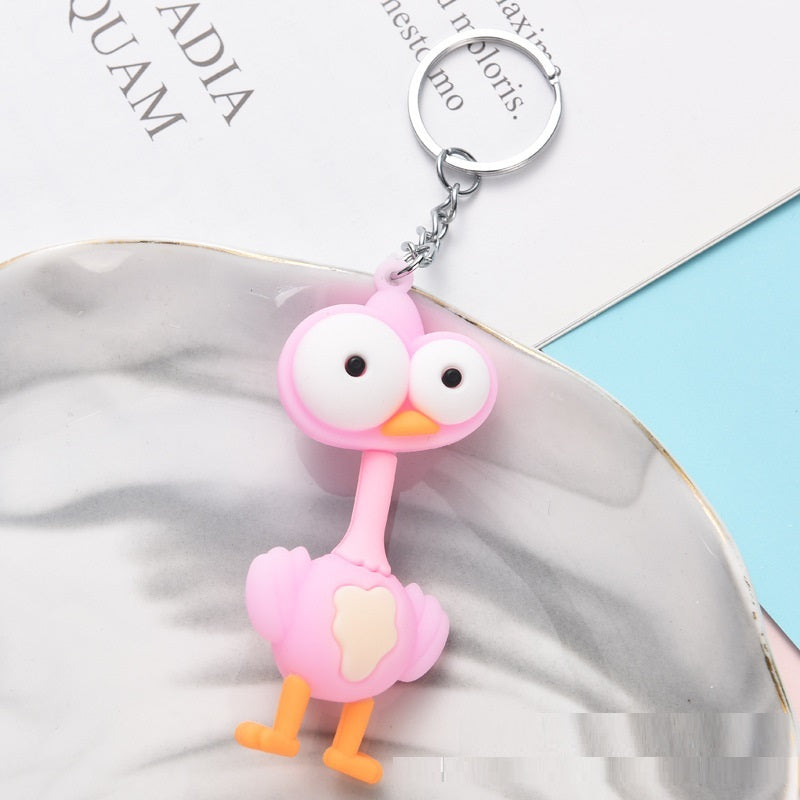 Monkey Key Ring Accessory Cute Animal Doll Soft Glue Keychain Decor Gift For Men And Women Cute Tiny Accessory