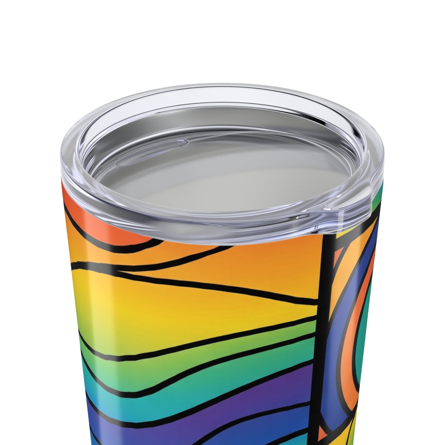 20Oz Stainless Steel Tumbler With Vibrant Printed Design Double Wall Vacuum Insulated Spill Resistant Travel BPA