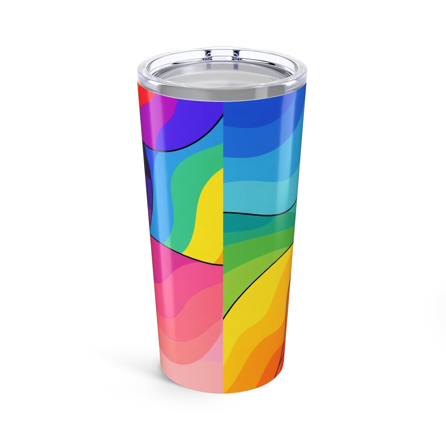 20oz Stainless Steel Travel Mug With Printed Design Double Wall Vacuum Insulation Spill Resistant Hot Or Cold