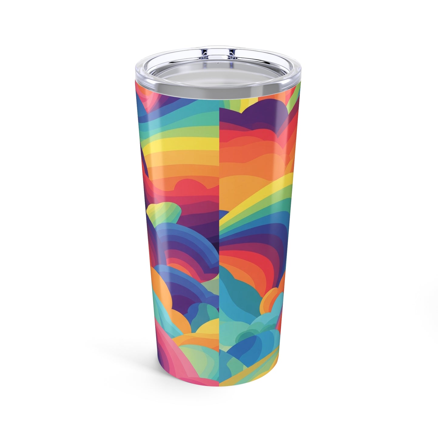 20oz Stainless Steel Tumbler With Printed Design Double Wall Vacuum Insulated Spill Resistant Travel Coffee Mug