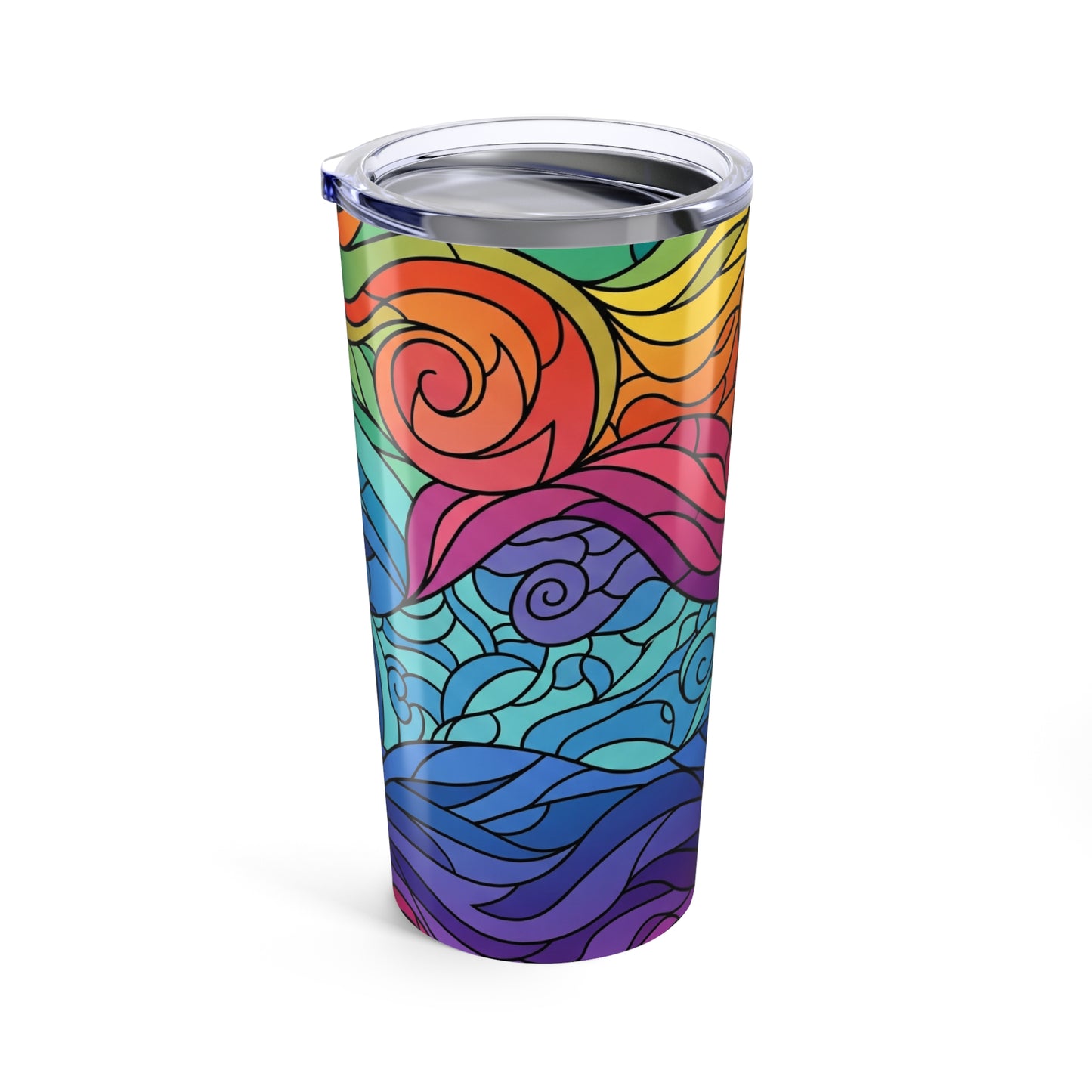20 Ounce Vacuum Insulated Steel Travel Mug With Double Wall Spill Resistant BPA Free Design For Hot And Cold