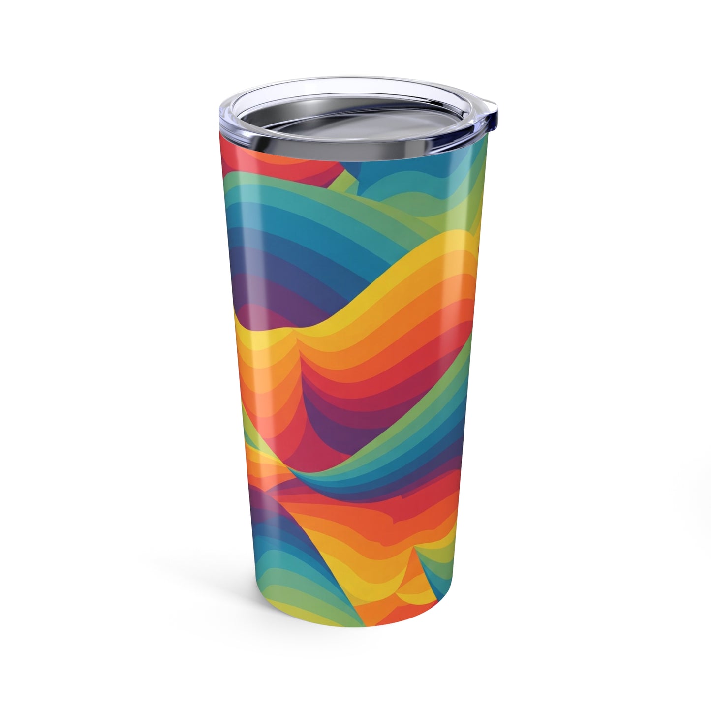 20oz Stainless Steel Tumbler With Printed Image Double Wall Vacuum Insulated Spill Resistant For Hot And Cold