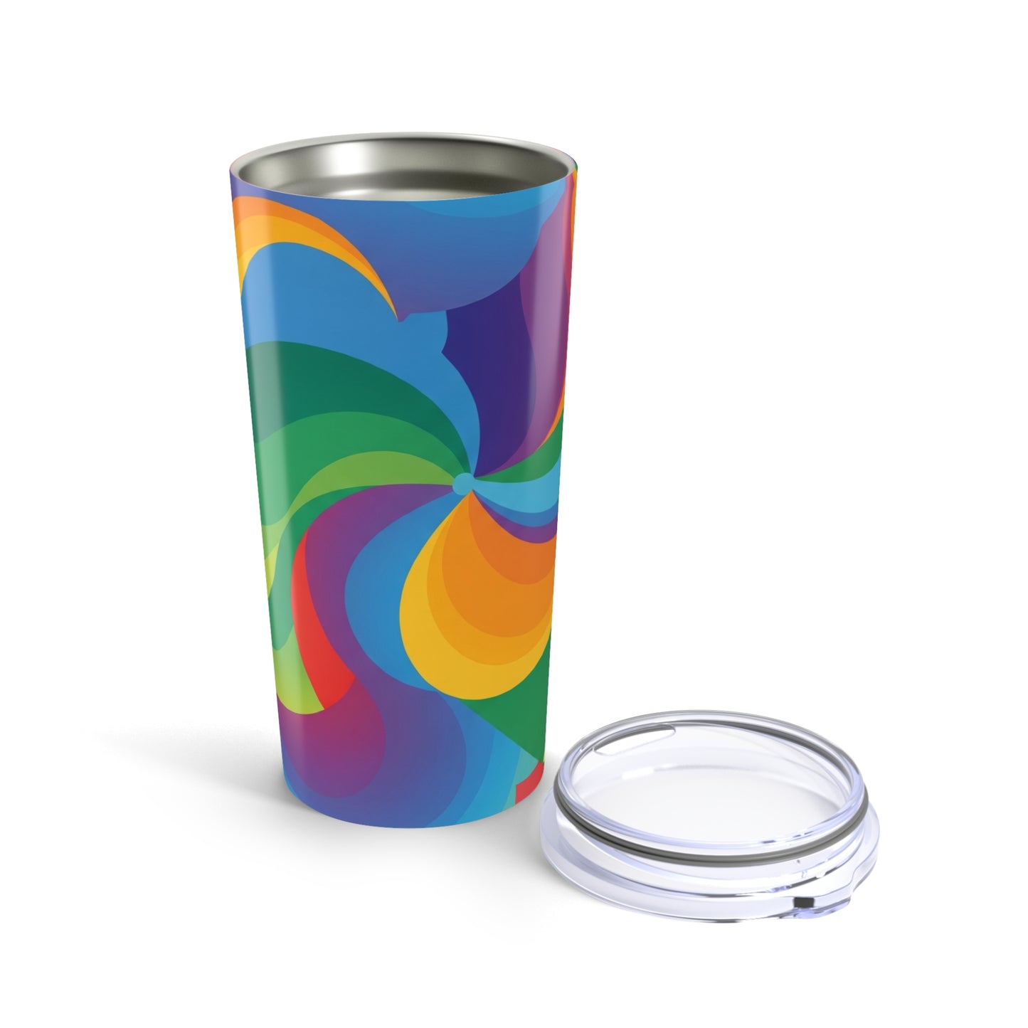 20oz Stainless Steel Tumbler With Vacuum Insulation For Hot Or Cold Beverages Durable Leak Proof Design With Bold
