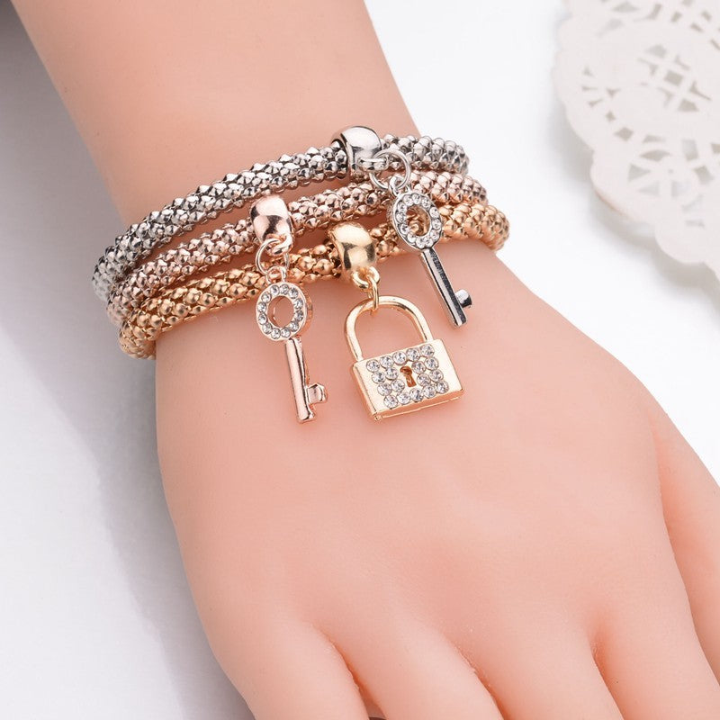 Stretchable Elastic Bracelet For Everyday Stylish Durable Alloy Bracelet Fashion Accessory Versatile Accessory