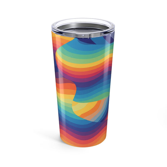 20oz Stainless Steel Tumbler With Double Wall Vacuum Insulation Leak Proof Lid For Keeps Drinks Hot Or Cold All Day