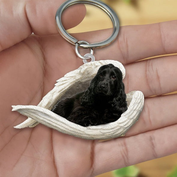 Dog Keychain Acrylic Fashion Accessory With Single Sided Printing Durable Key Ring 4 5 CMs Gift For Dog Lovers