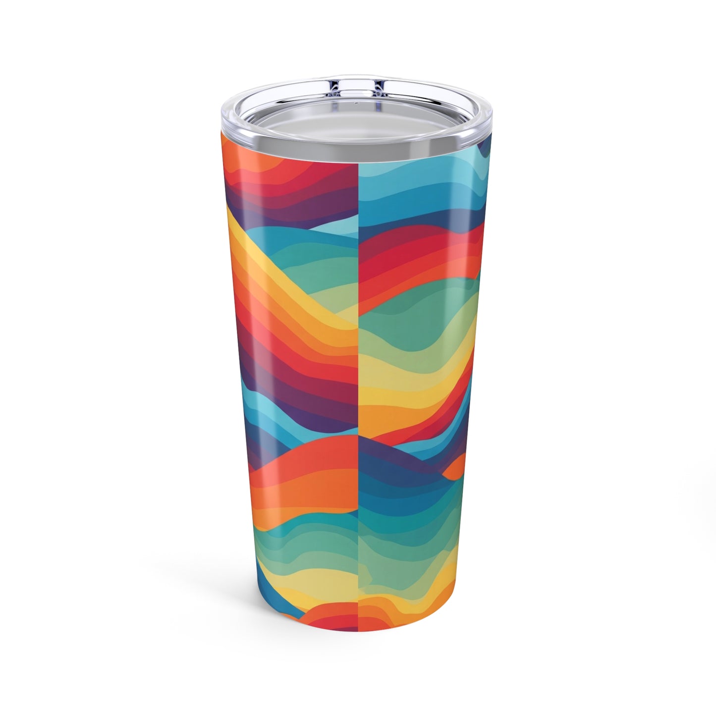 20oz Stainless Steel Tumbler With Double Wall Vacuum Insulation Spill Resistant BPA Free Printed For Hot And Cold