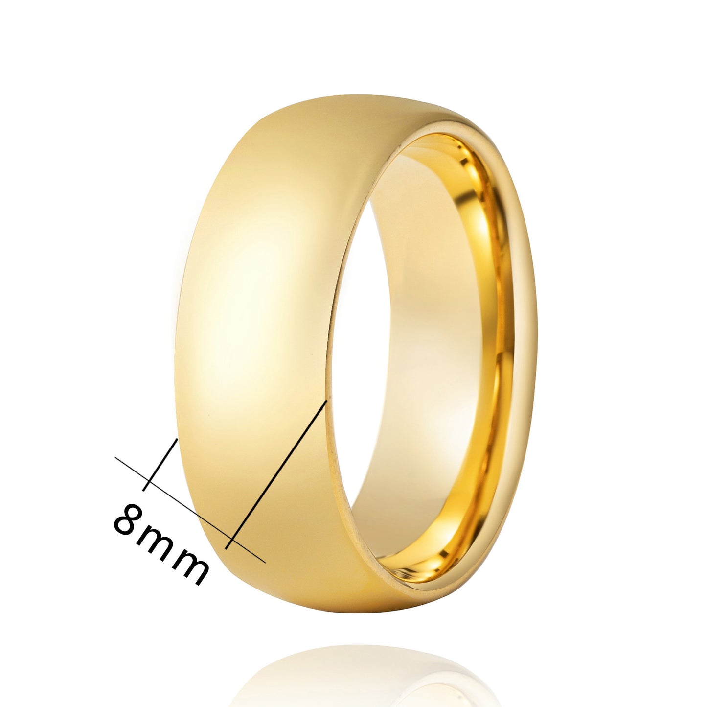 Women Tungsten Gold Geometric Ring Inner Outer Ball Designs Jewelry Electroplated Gift Idea Elegant Accessories