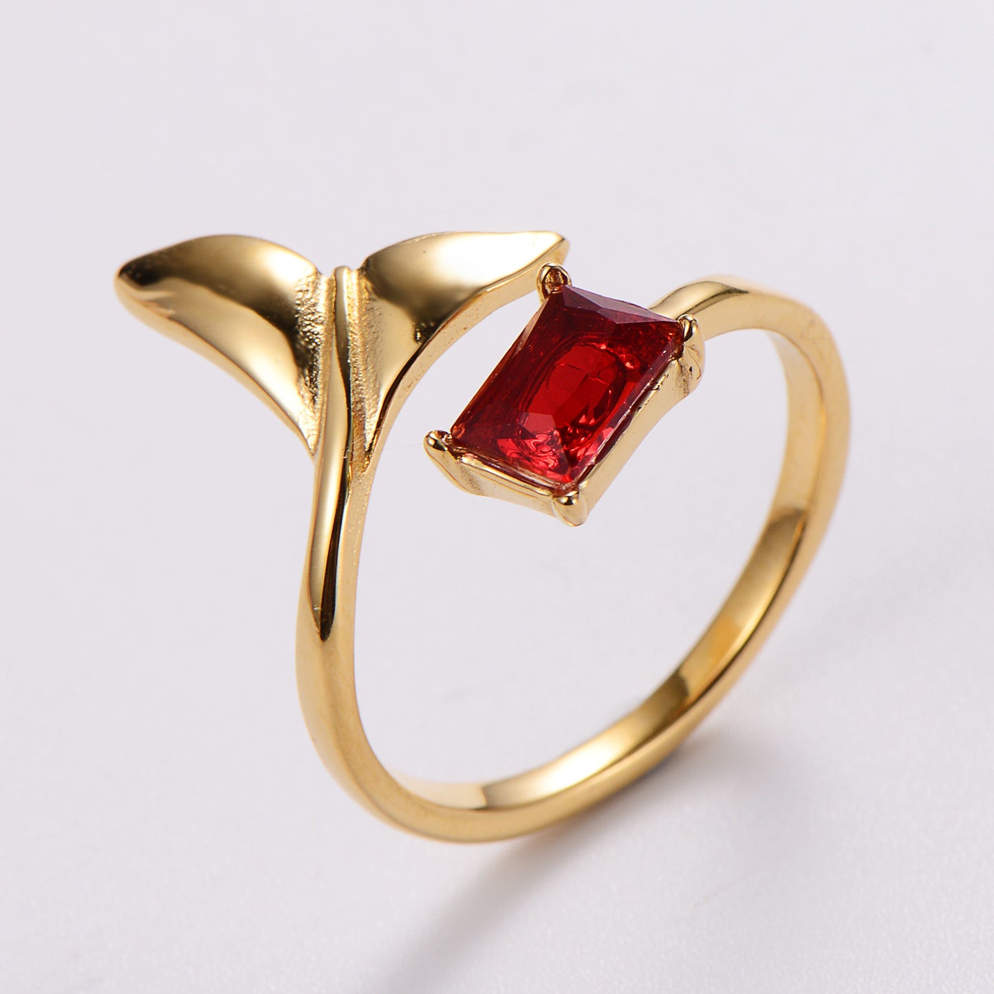 Women Titanium Steel Ring Moon Star Inlaid Open Adjustable Minimalist Dainty Jewelry For Everyday Wear Jewelry