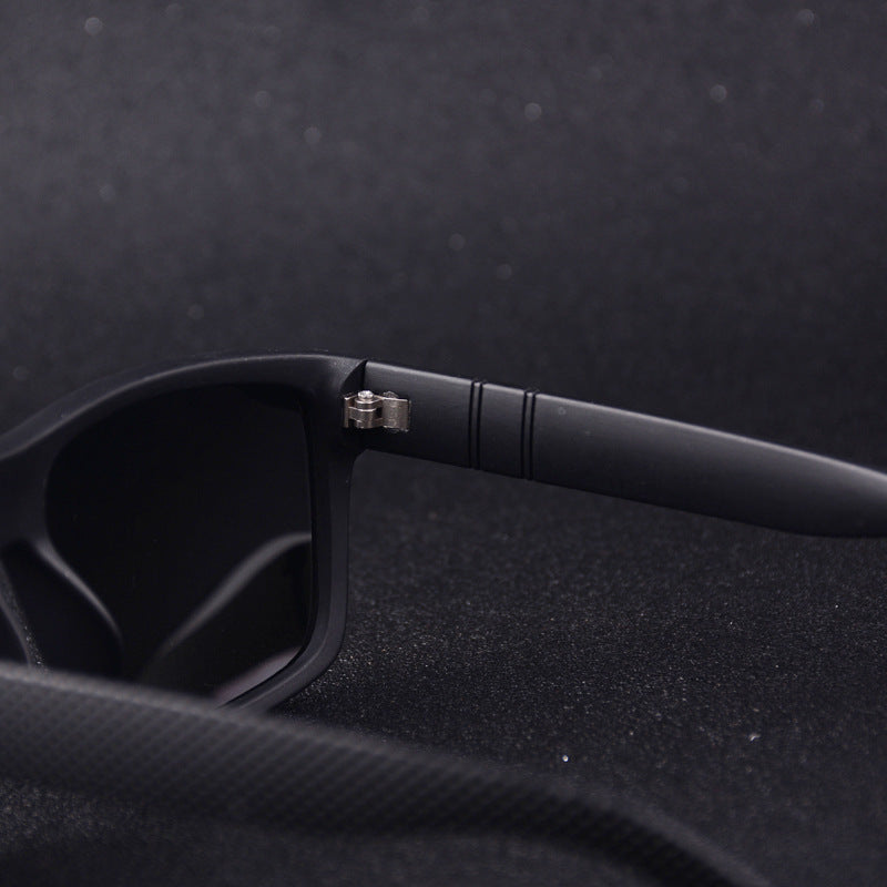 Mens Polarized Sunglasses For Driving Sports And Fishing Plastic Frame Resin Lens Eye Protection For Cycling Gear