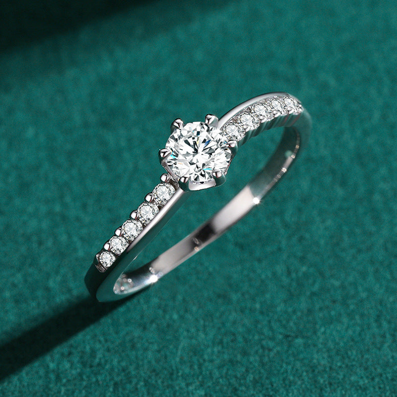 Women 925 Sterling Silver Ring With Gold Plated Gemstones And Semi Precious Stones Inlaid For Everyday Wear Gorgeous